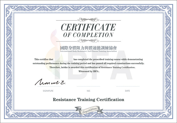 Strength & Resistance Training Certification