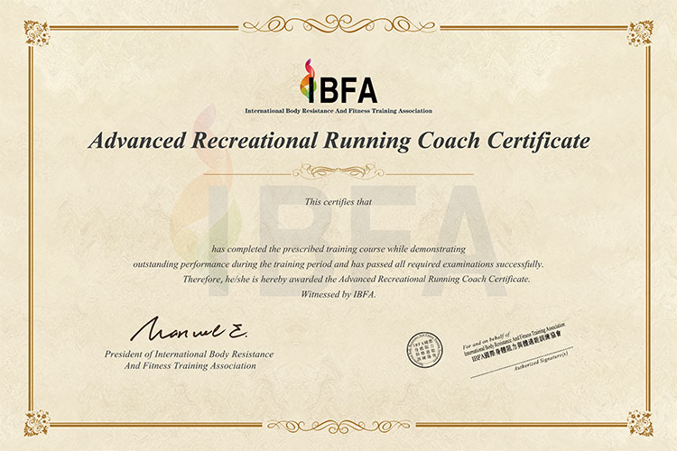 Recreational Running Coach Certification