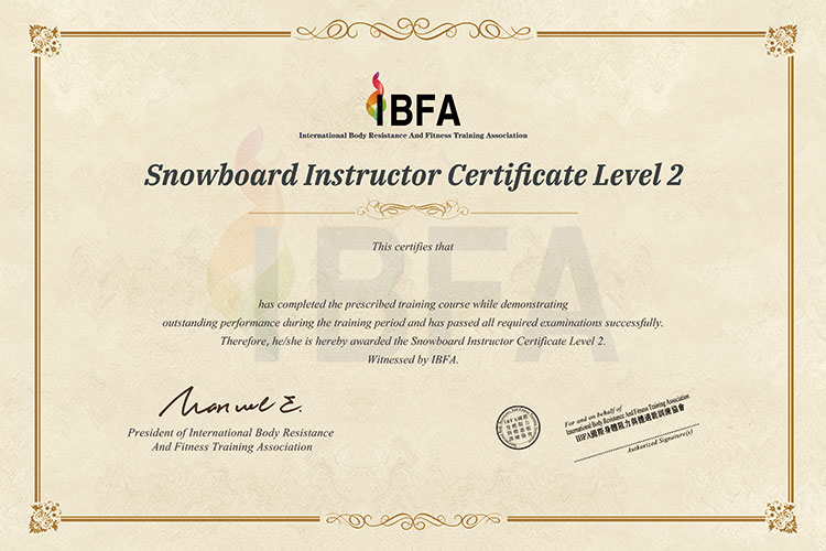 Snowboard Instructor Certification
