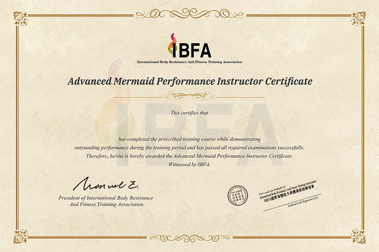 Mermaid Performance Instructor Certification