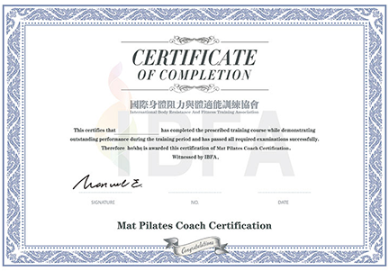 Mat Pilates Trainer Certification