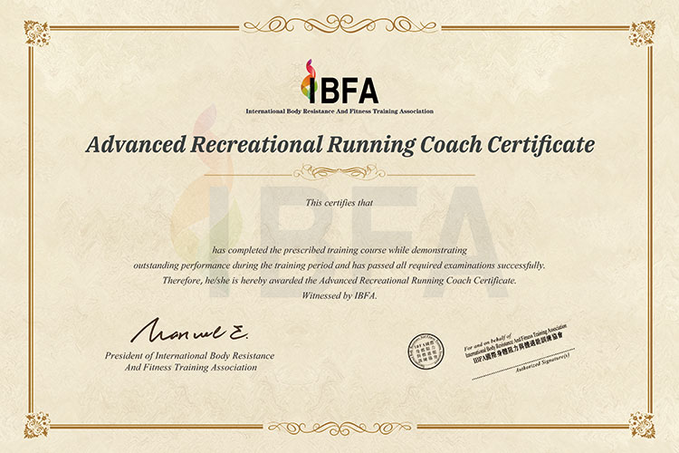 Recreational Running Coach Certification